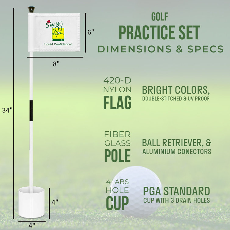 WATSY 3' Backyard Mini Golf Flagstick Set Wayfair Canada